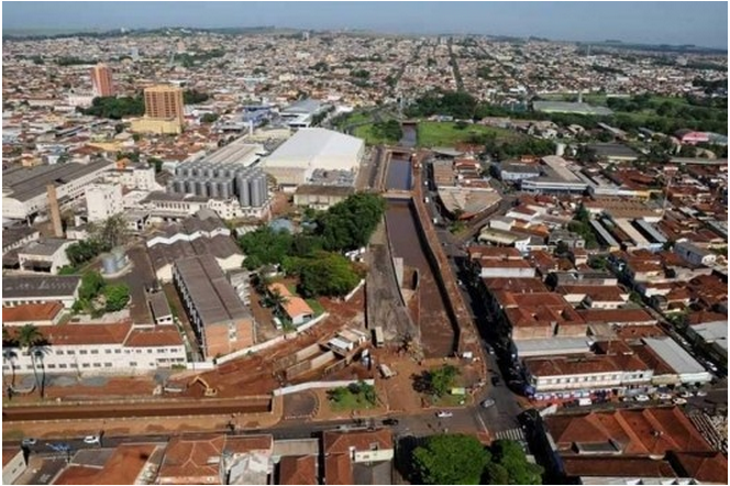 Áreas livres remanescentes e edifícios tombados