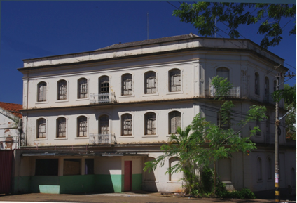 Edifício tombado do conjunto fabril