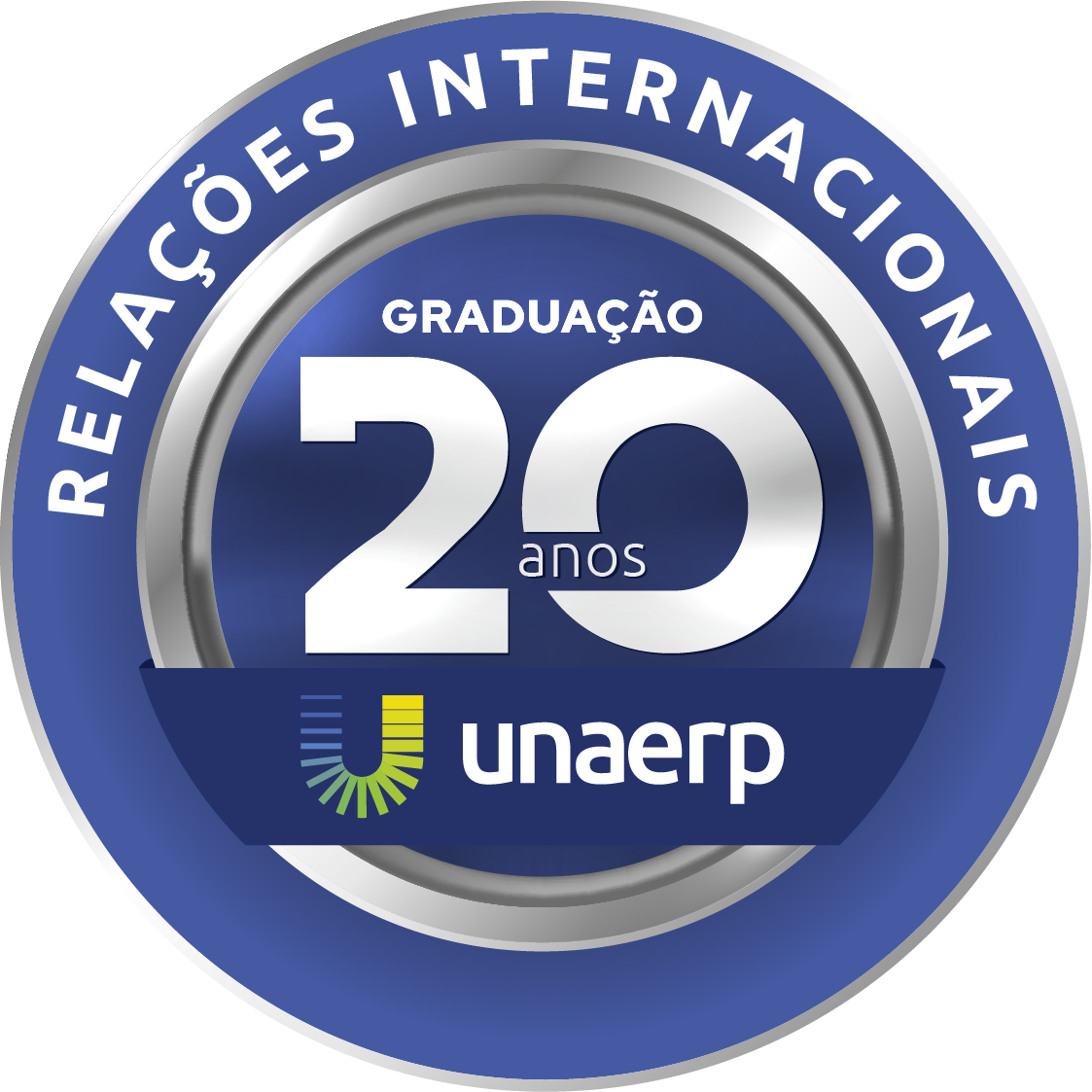 Selo Graduação 20 anos · Relações Internacionais · Unaerp