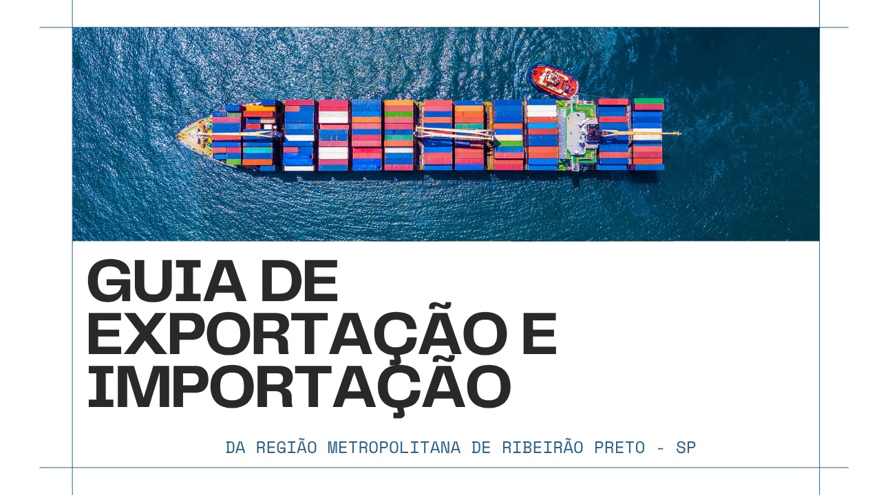 Capa do e-book Guia de Exportação e Importação da RMRP, 2024